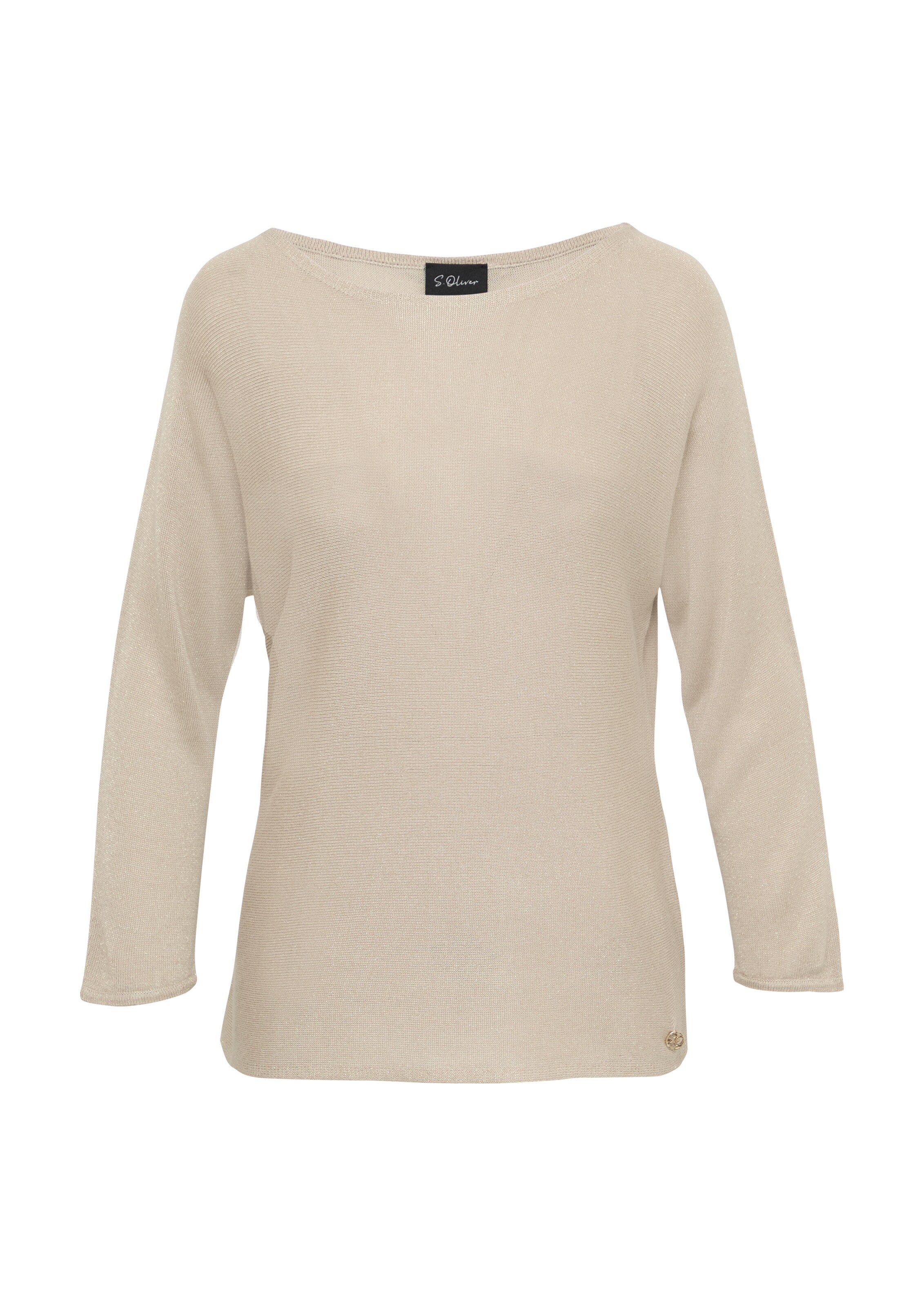 s.Oliver BLACK LABEL Trui in Beige: voorkant