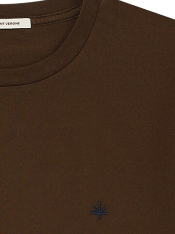 Laurent Vergne Shirt 'Thierry T-Shirt - Brown' in Brown