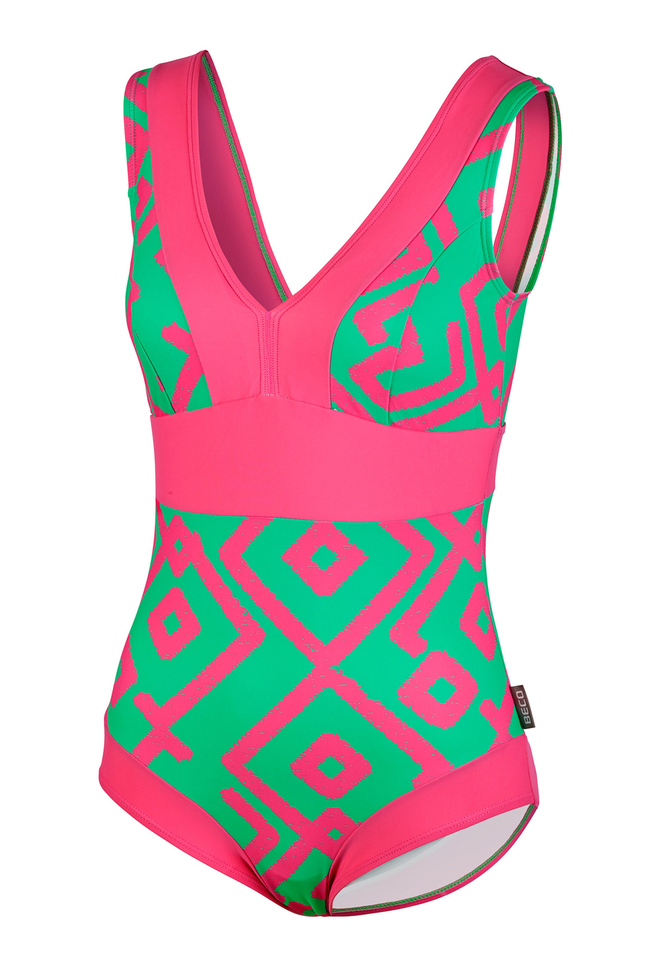 BECO the world of aquasports Swimsuit 'Inka Graphic' in Pink