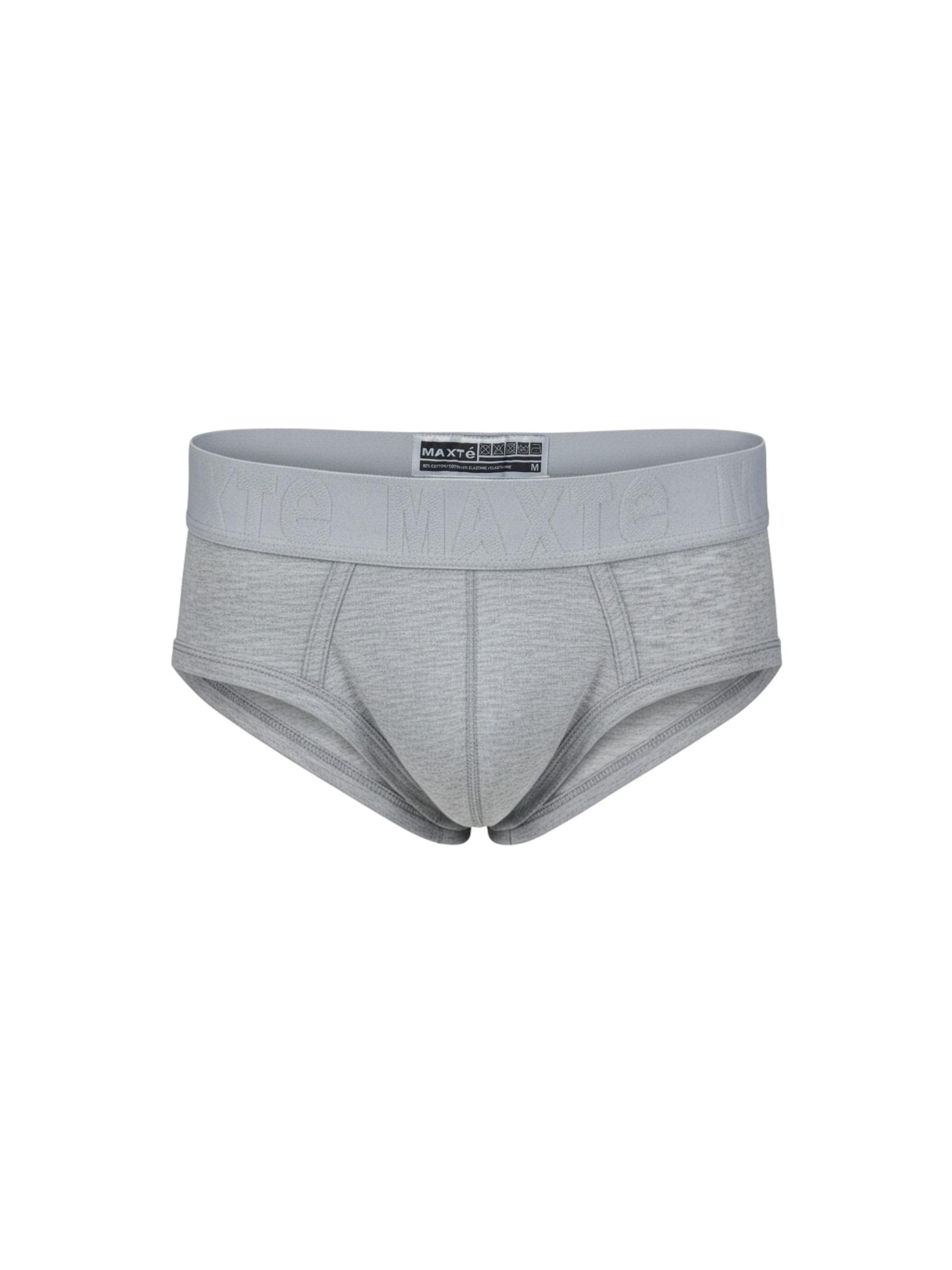 Slip 'COTTON MAX Slips Men 5er Pack' Maxte en gris