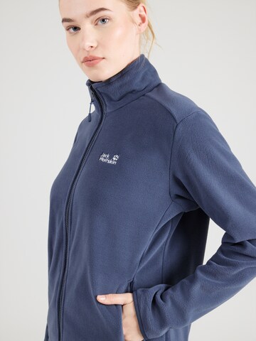 Veste en polaire fonctionnelle 'TAUNUS 200' JACK WOLFSKIN en bleu