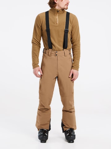 PROTEST Regular Sporthose 'OWENS'‌‌‌ in Braun: Vorderseite