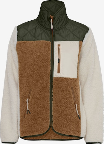 žalia The Jogg Concept Flisinis džemperis 'JC BERRI': priekis