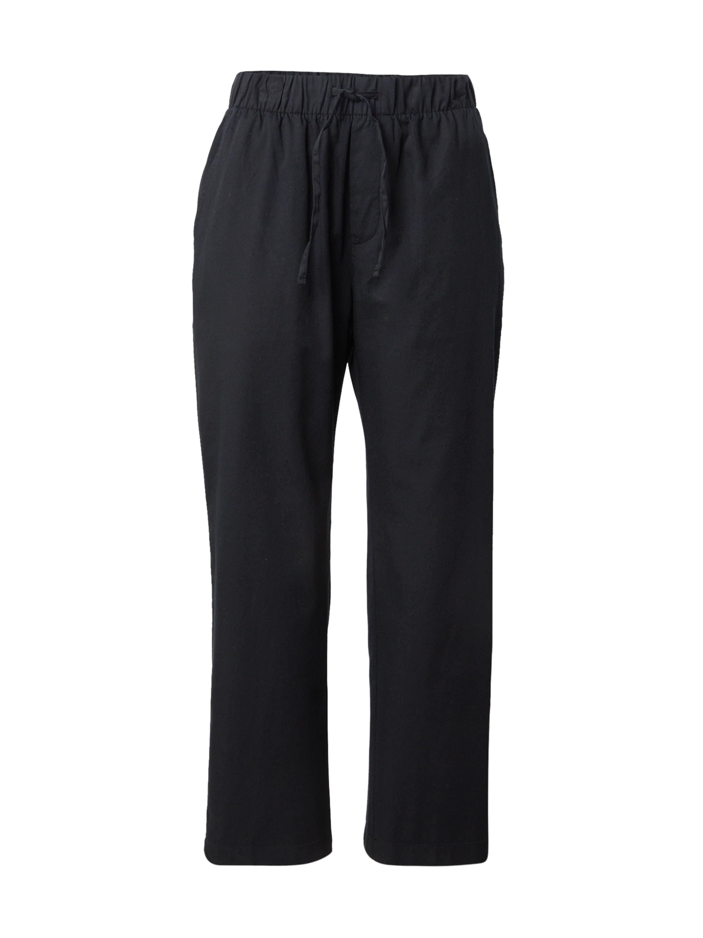 GAP Avar lõige Püksid, värv must: eest vaates