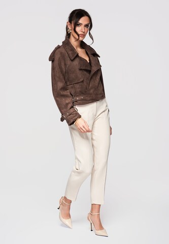 Manteau mi-saison 'OW-JAFL-0112' Ombre en marron