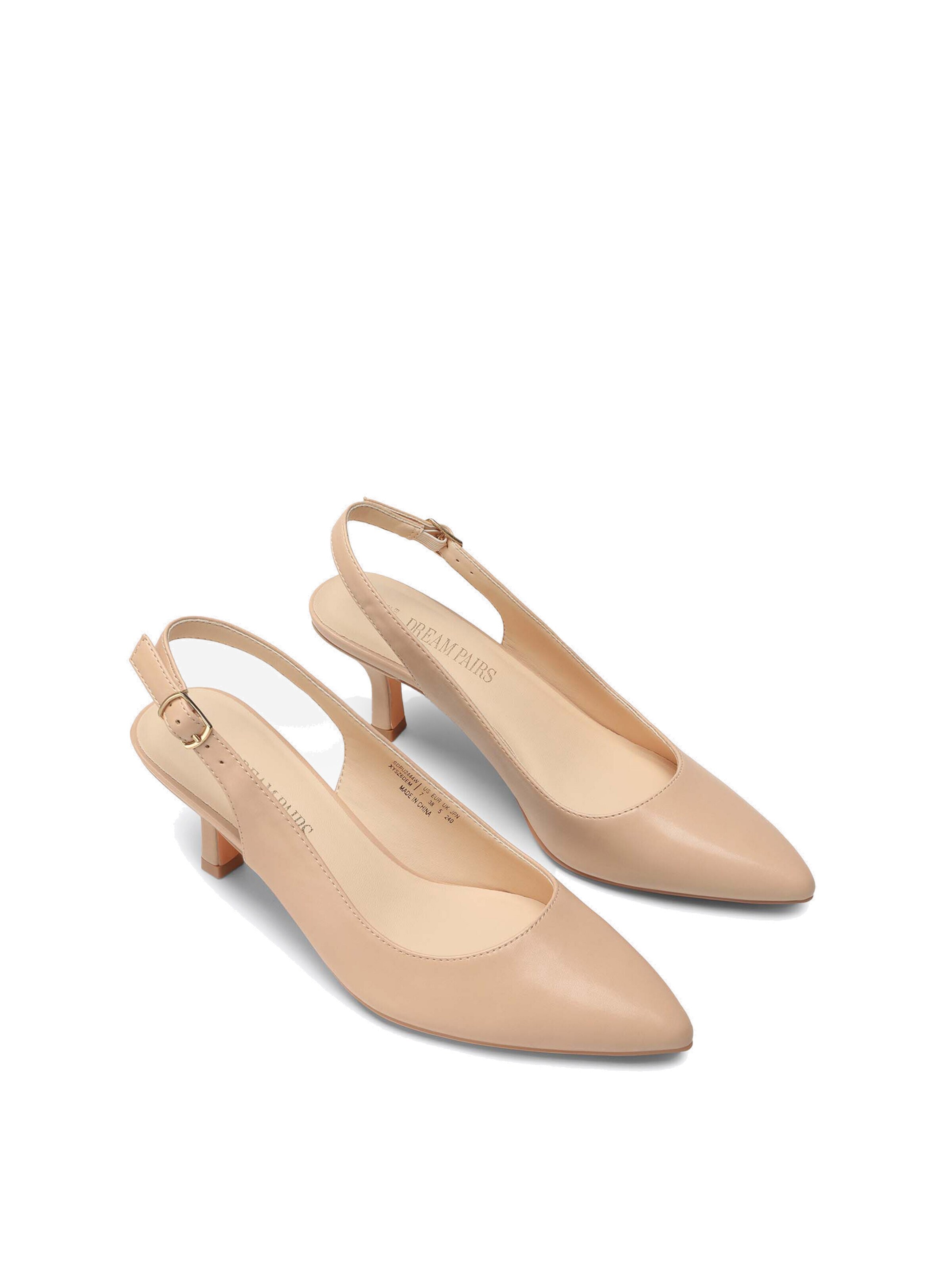 Décolleté 'DREAM PAIRS Damen Pumps Slingback Sandalen Pumps' di Dream Pairs in beige