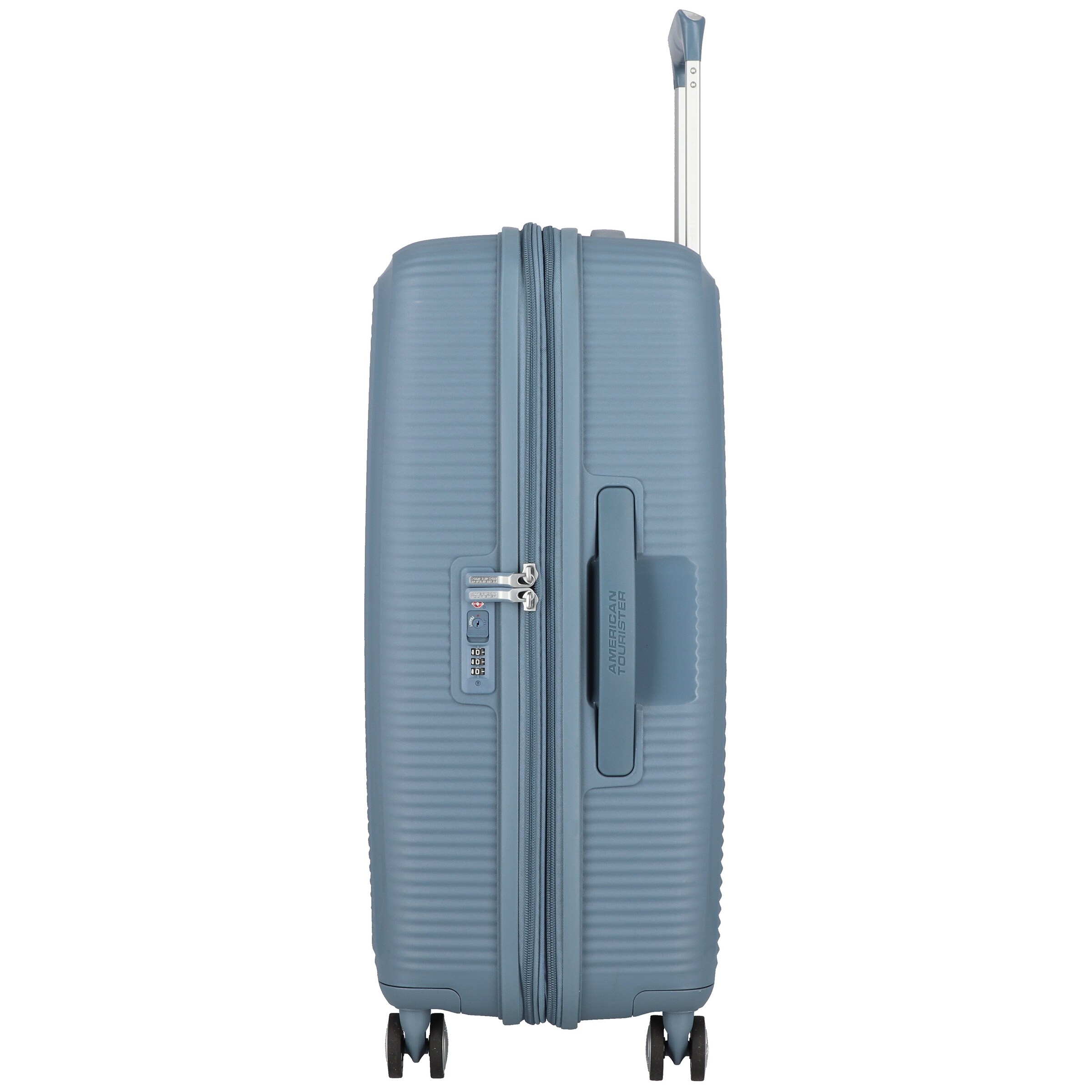American Tourister Trolley 'SoundBox' in Blauw