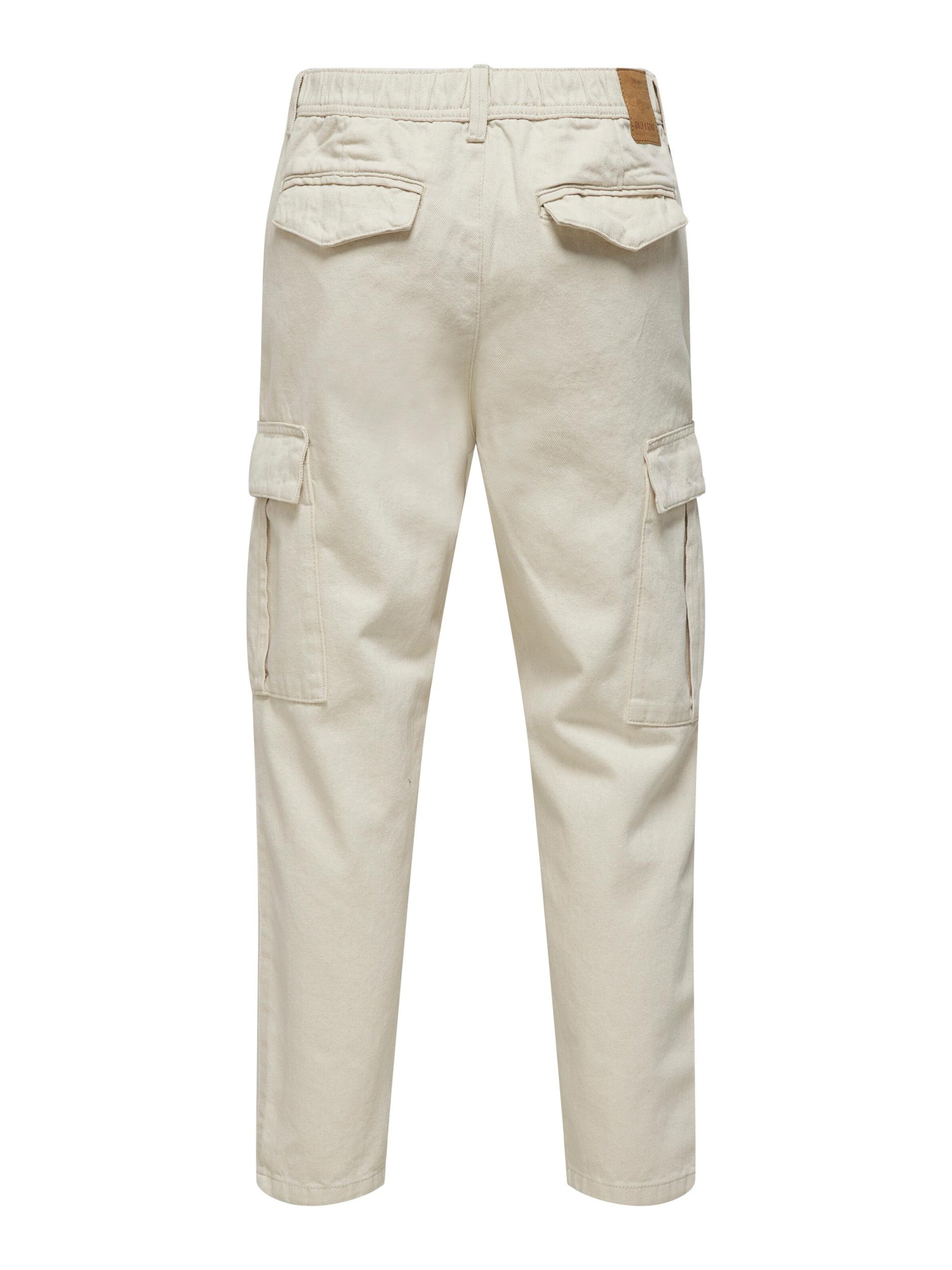 Männer Hosen Only & Sons Hose 'DEW' in Ecru - YM75442 Männer Hosen Only & Sons Hose 'DEW' in Ecru - YM75442