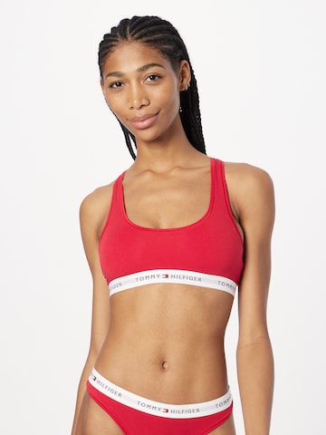 Tommy Hilfiger Underwear Bralette Bra in Red: front