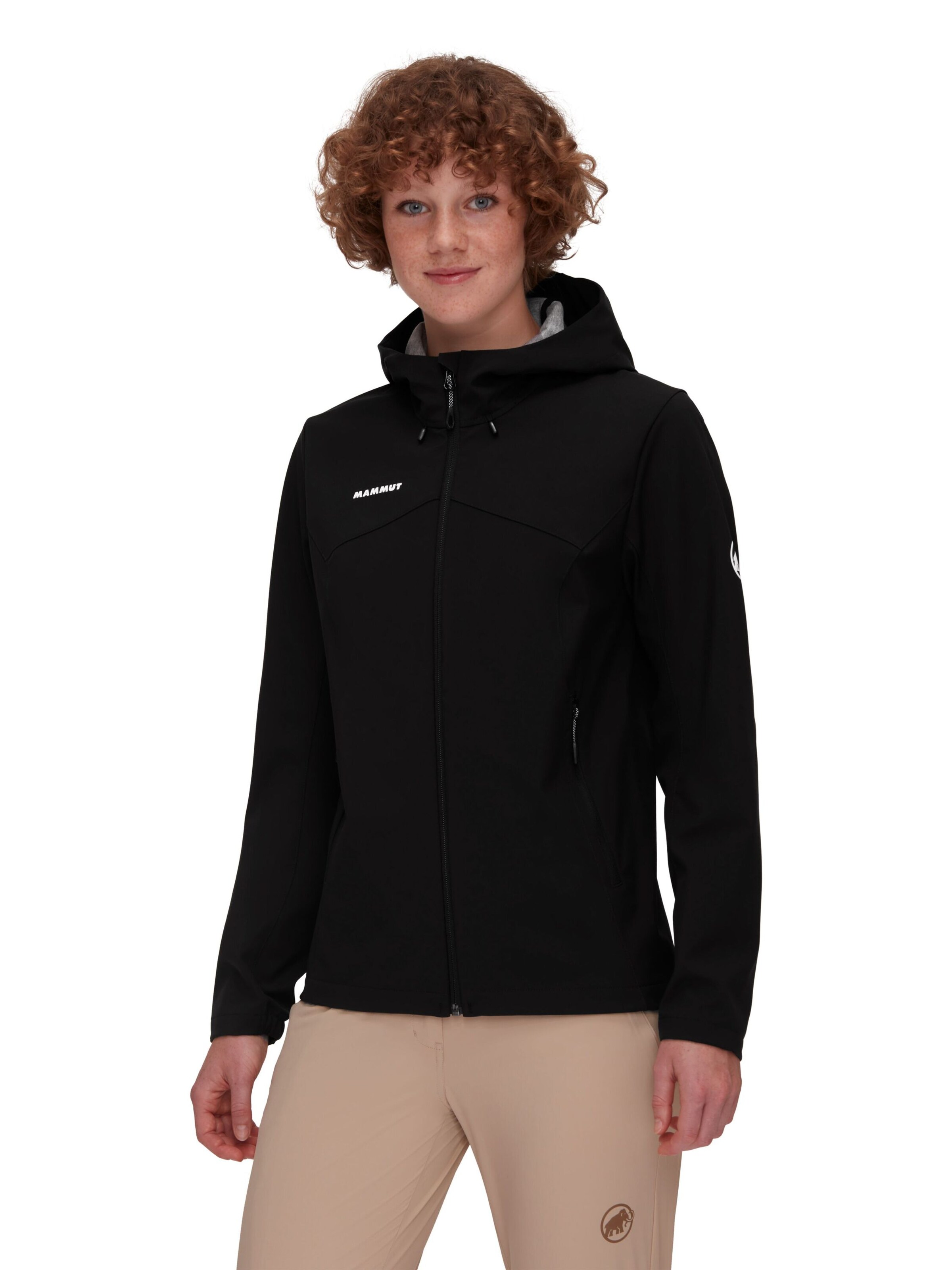 MAMMUT Outdoorjacke in Schwarz: Vorderseite