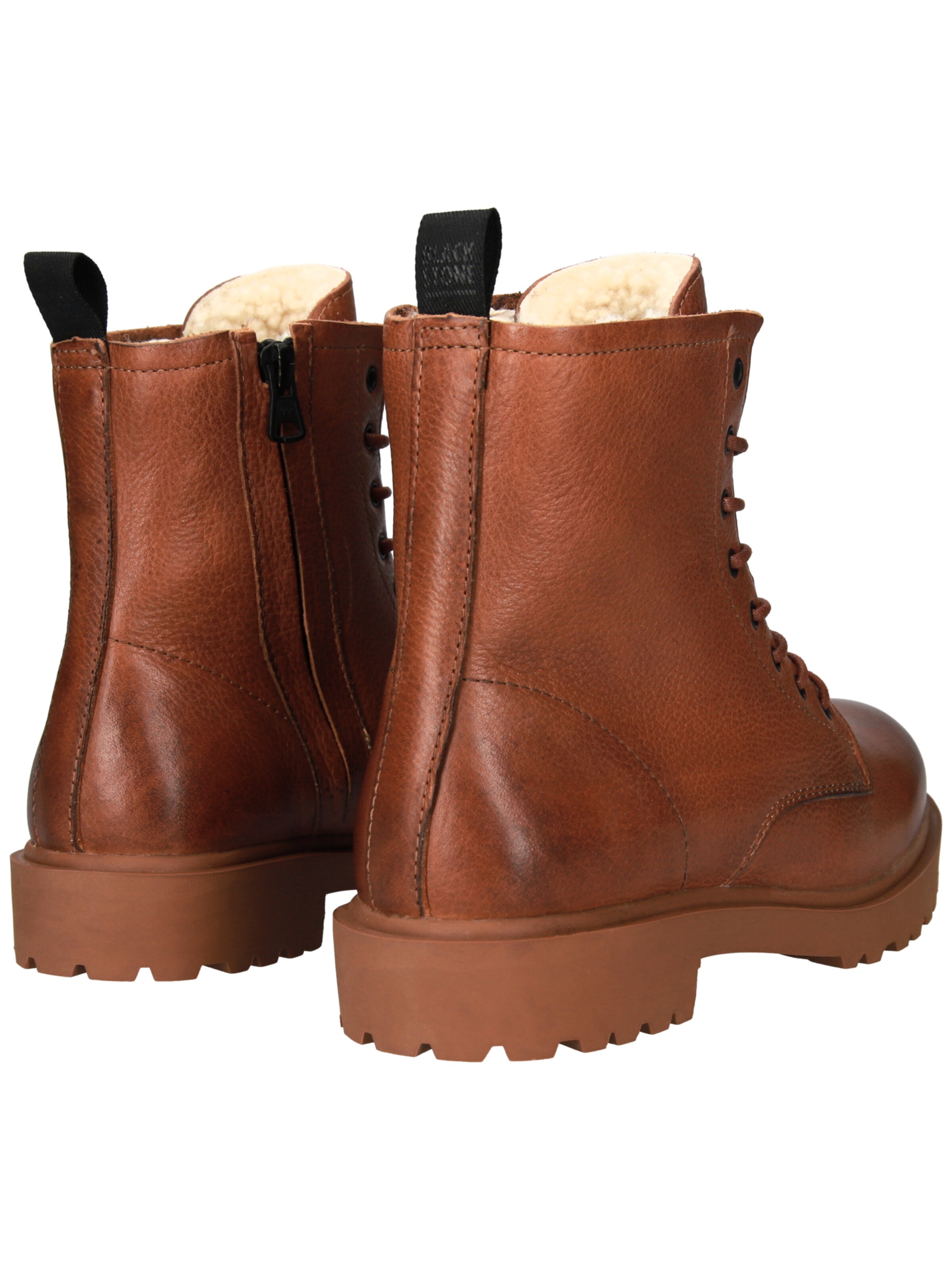 BLACKSTONE Stövlett med snörning 'Kajsa WL02' i brun