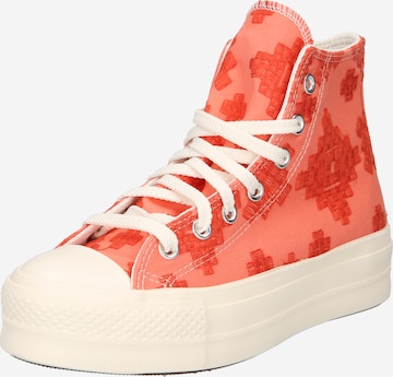 CONVERSE Sneakers hoog 'Chuck Taylor All Star' in Oranje: voorkant