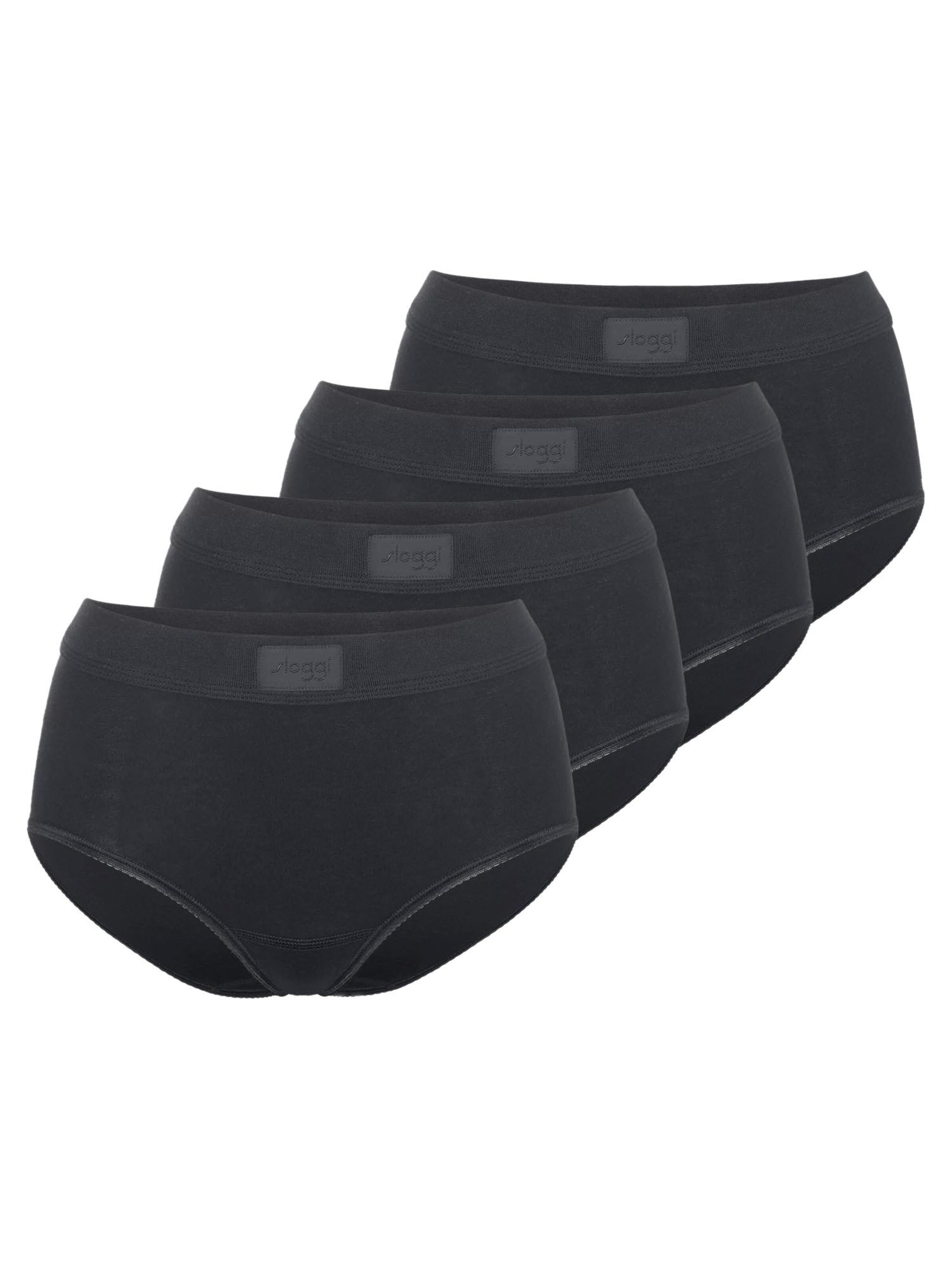 SLOGGI Slip 'Double Comfort T' in Black: front