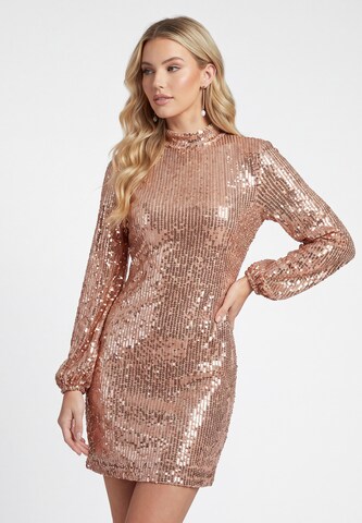 faina Dress in Gold: front