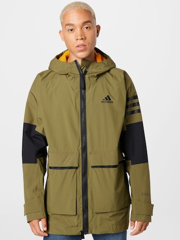 Veste de sport 'Utilitas ' ADIDAS SPORTSWEAR en vert : devant