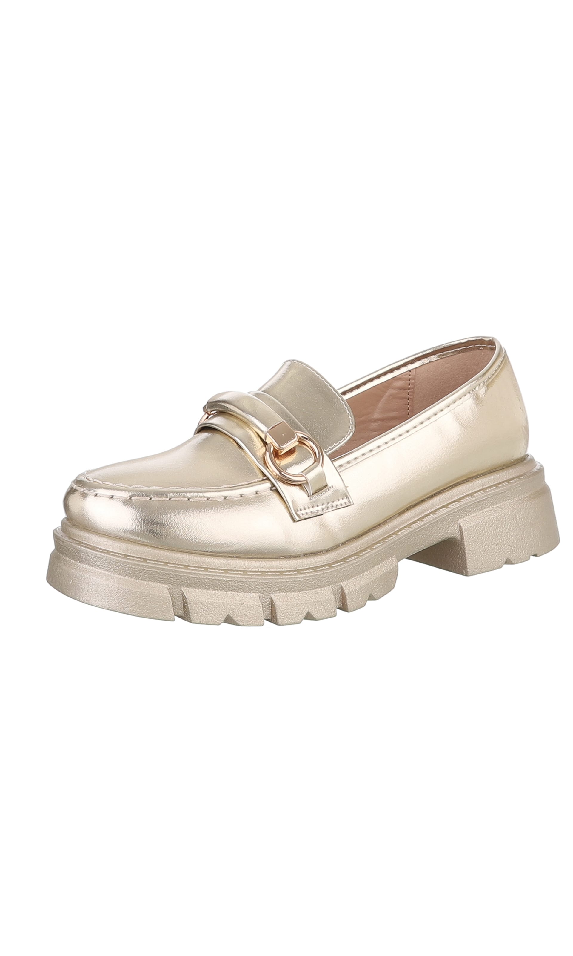 Ital-Design Slipper in Gold: Vorderseite
