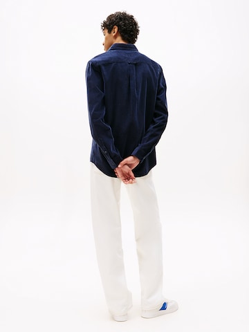 Tommy Jeans Regular fit Overhemd in Blauw