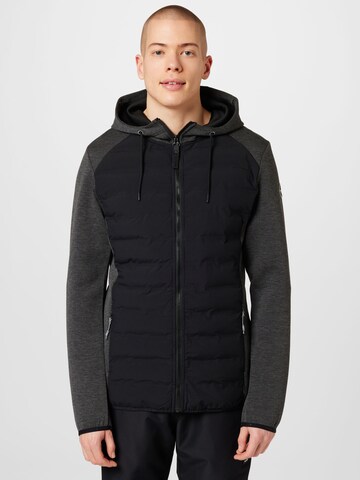 ICEPEAK Athletic Jacket 'AIKERA' in Grey: front