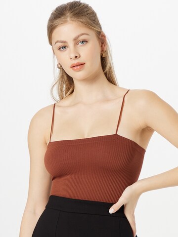 Top 'HARRIET' di BDG Urban Outfitters in marrone: frontale