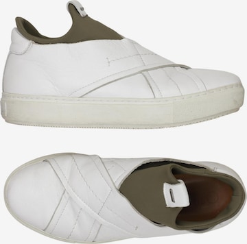 SHABBIES AMSTERDAM Sneaker 38 in Weiß: Vorderseite