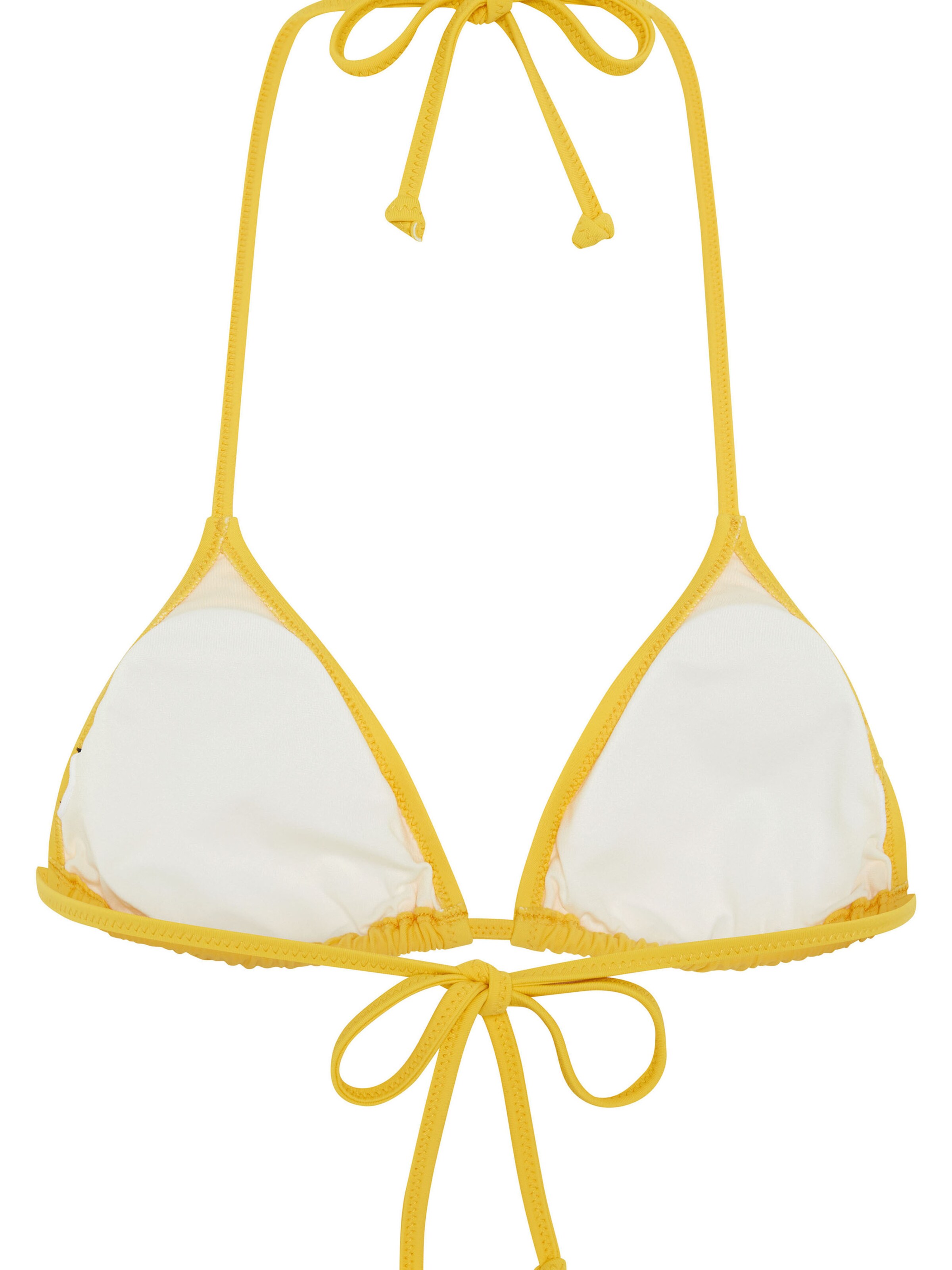 CHIEMSEE Triangle Bikini Top in Yellow