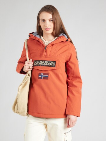 NAPAPIJRI Performance Jacket 'RAINFOREST' in Red: front