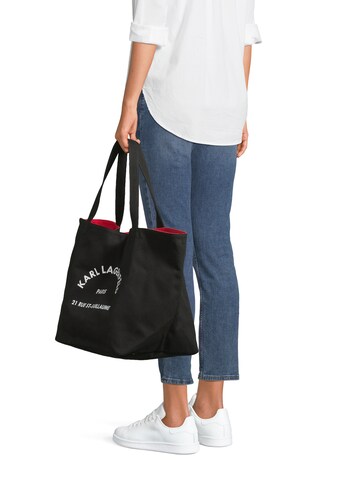 Shopper 'Rue St-Guillaume' di Karl Lagerfeld in nero