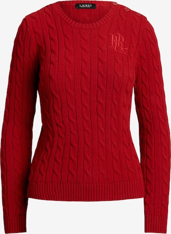 Pulover de la Lauren Ralph Lauren pe roșu: față