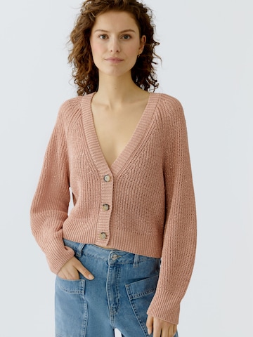 OUI Knit Cardigan in Pink: front