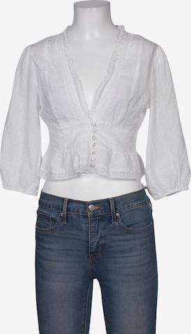 The Kooples Bluse M in Weiß: Vorderseite
