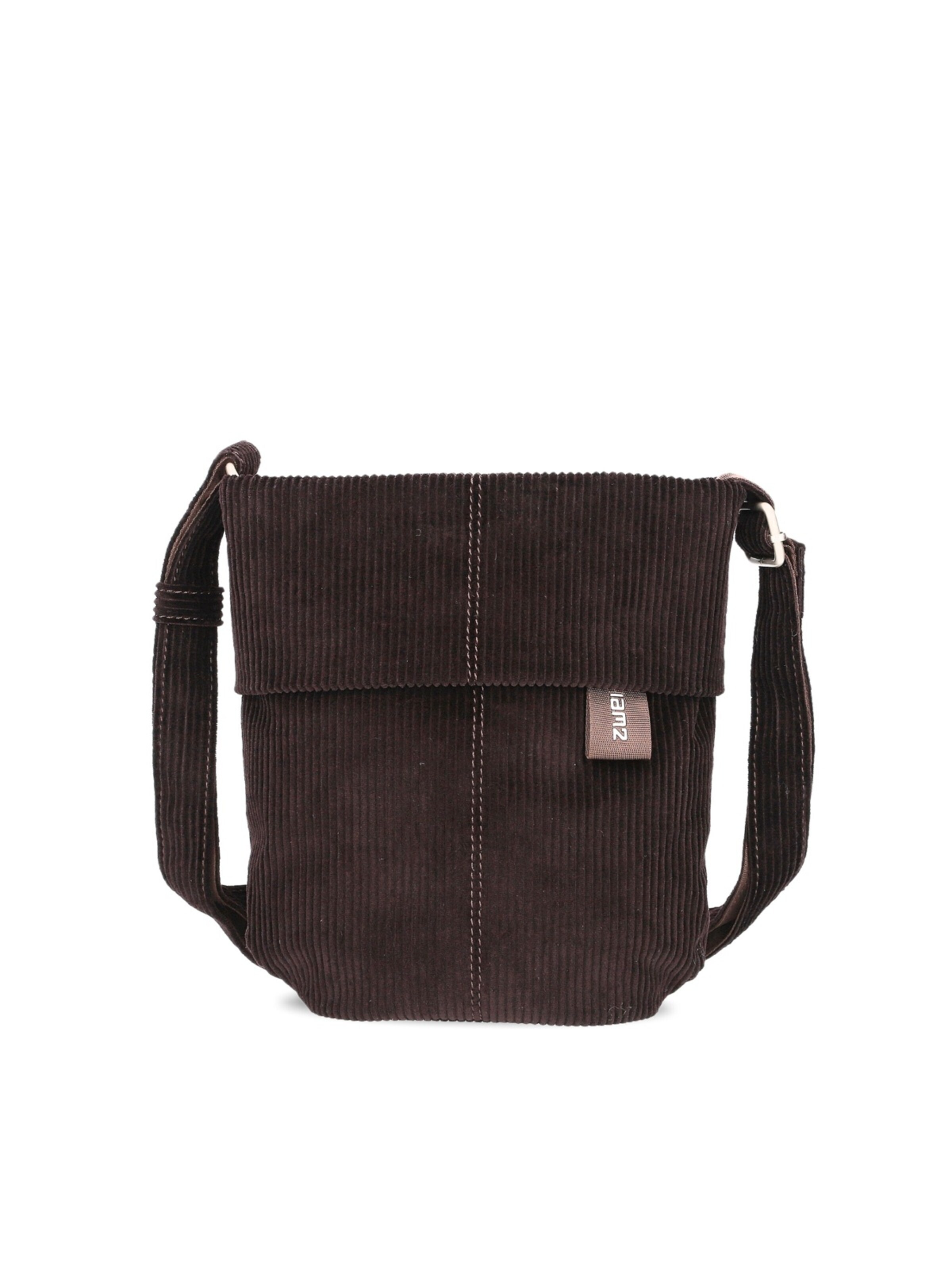 ZWEI Schoudertas 'MADEMOISELLE.M M45' in Bruin: voorkant