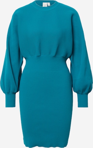 Y.A.S Knitted dress 'SHALLY' in Green: front