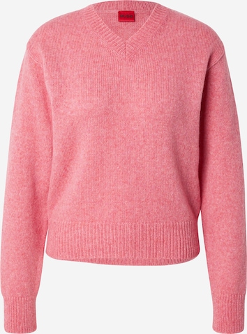 Pull-over 'Solanu' HUGO en rose : devant