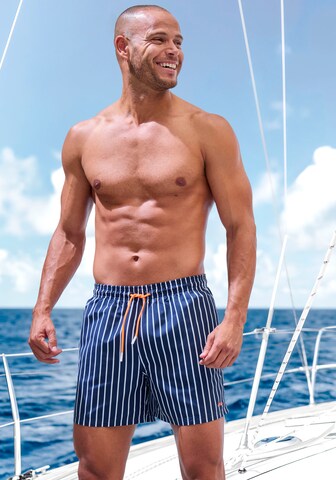 s.Oliver Badeshorts in Blau: Vorderseite