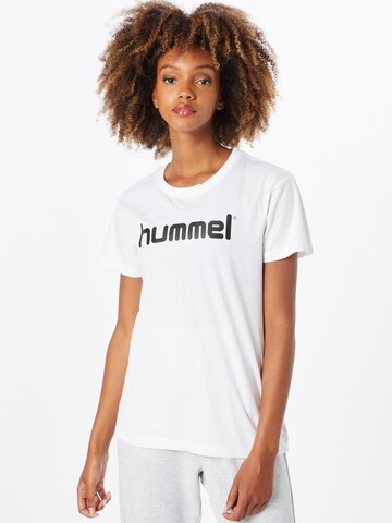 Hummel Тениска в бяло: отпред