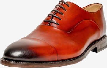 Henry Stevens Lace-Up Shoes in Brown: front