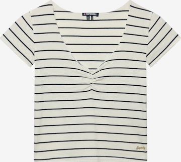 T-shirt Superdry & Co en blanc : devant