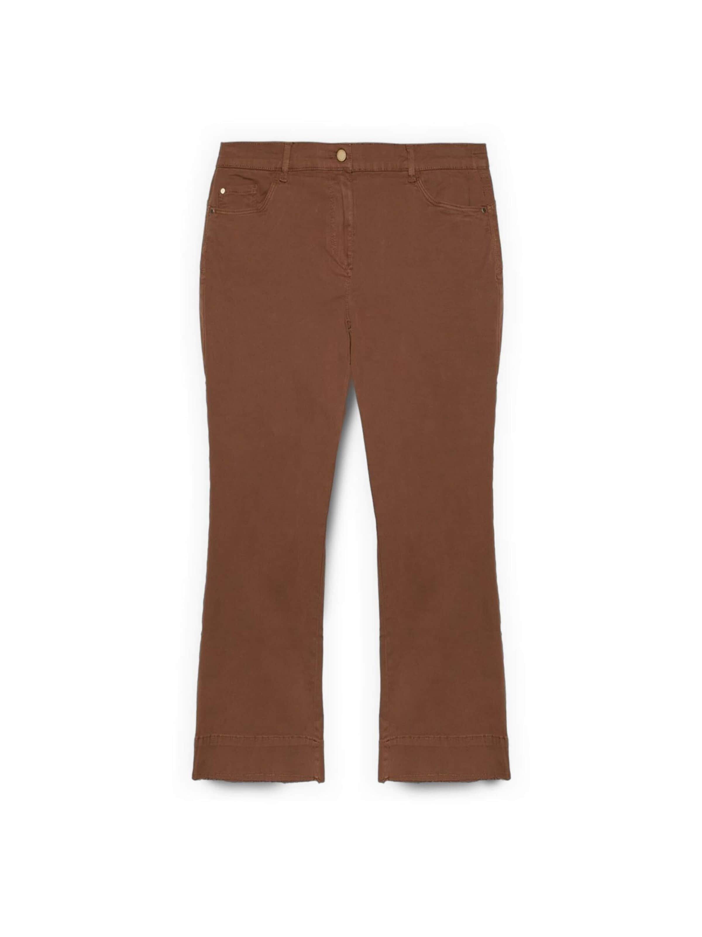 Fiorella Rubino - Acampanado Pantalón en marrón: frente