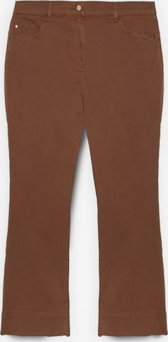 Fiorella Rubino - Acampanado Pantalón en marrón: frente