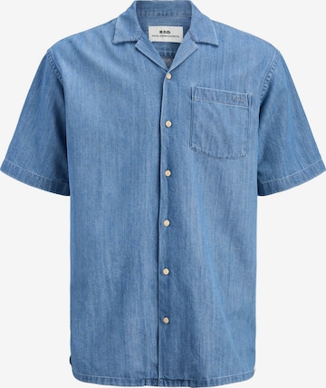 Regular fit Camicia di R.D.D. ROYAL DENIM DIVISION in blu: frontale