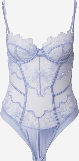 Hunkemöller Body 'Sher' en bleu-gris, Vue avec produit