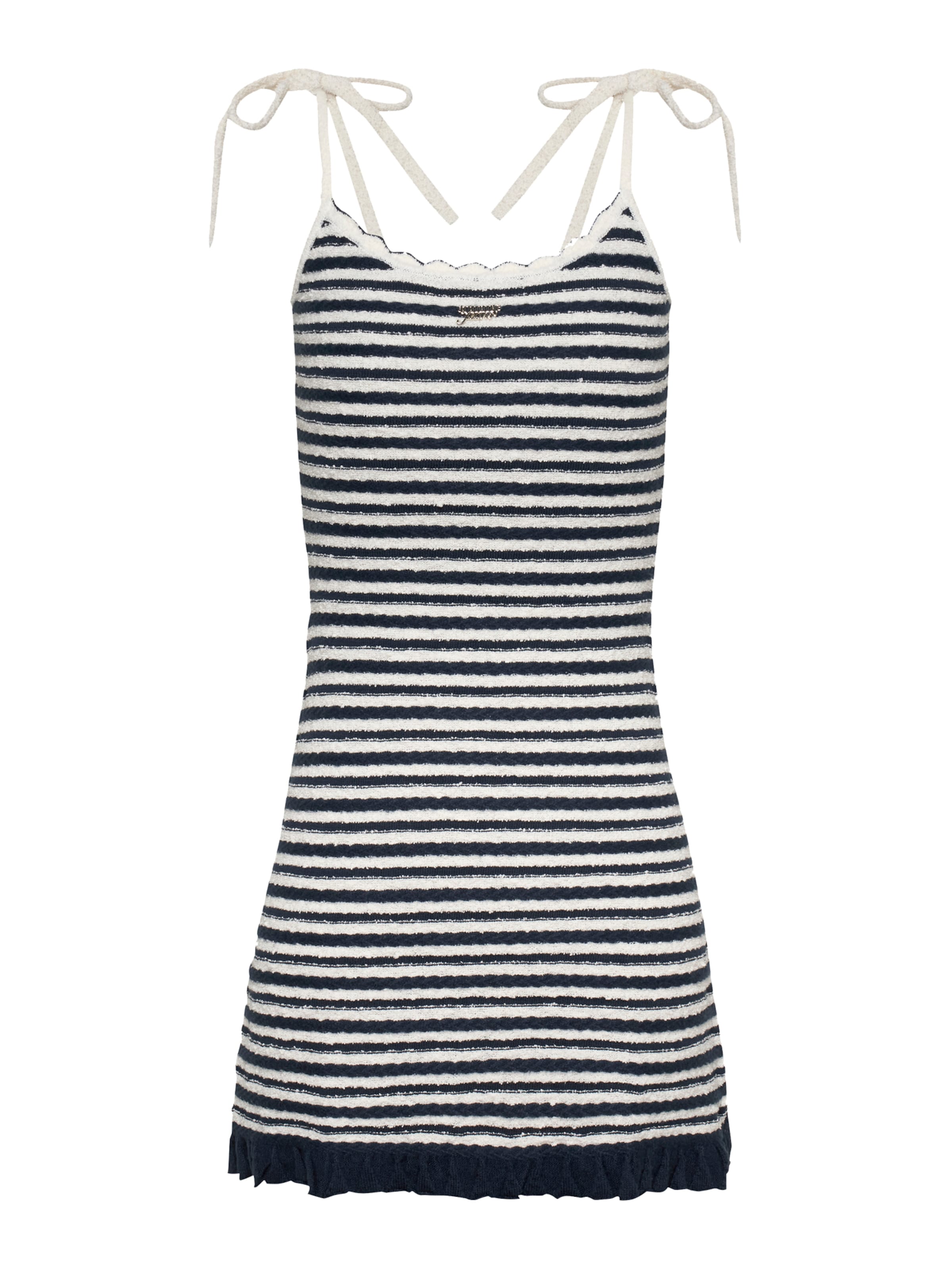 Rochie tricotat de la Tommy Jeans pe albastru: față