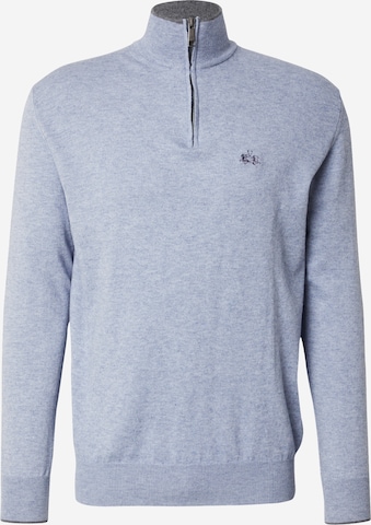 La Martina Sweter w kolorze niebieski: przód