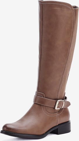 Bottes Elara en marron : devant