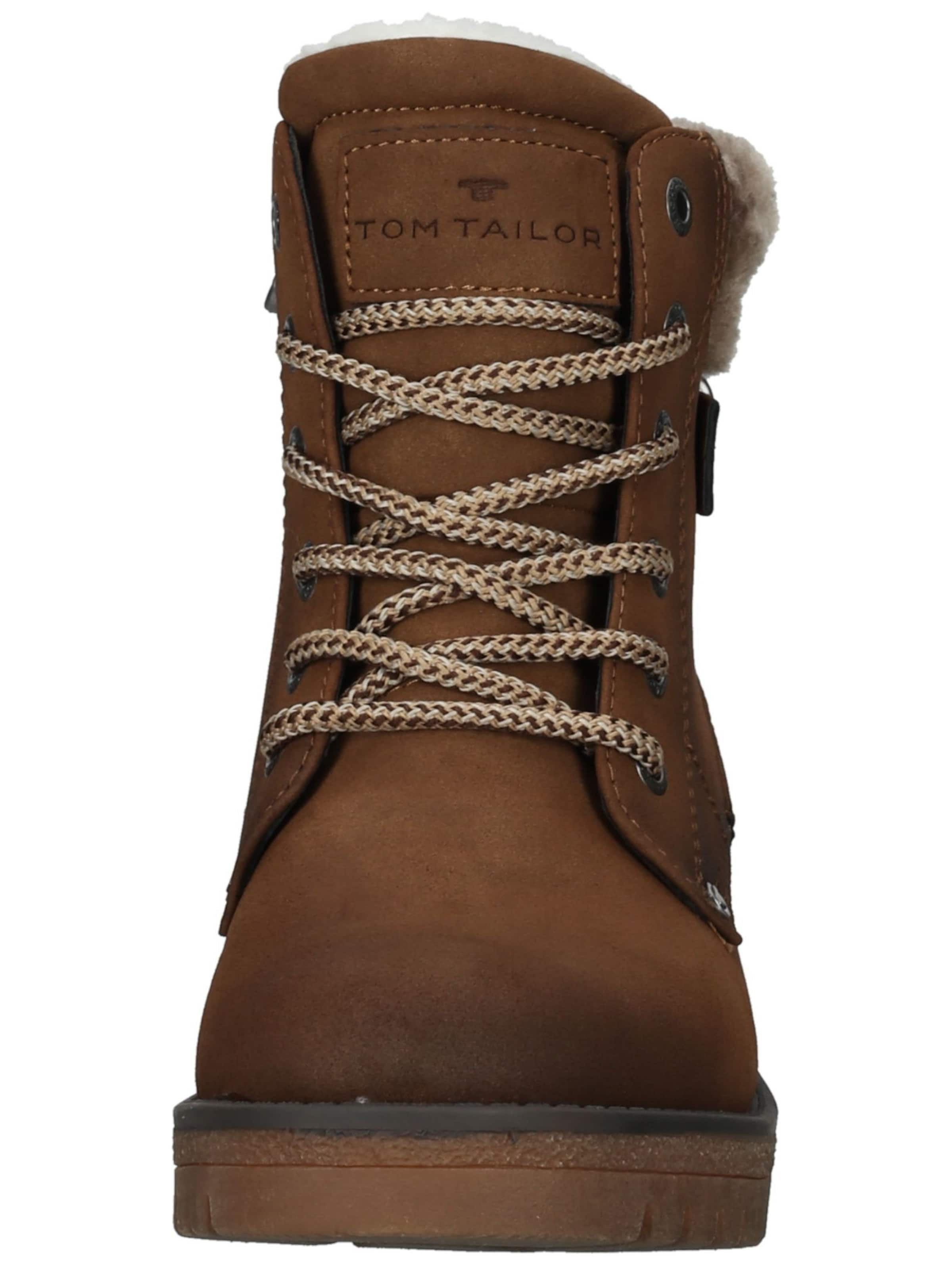 TOM TAILOR Veterlaarsjes in Bruin