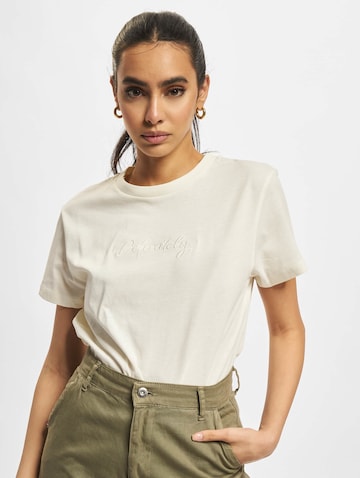 DEF Shirt 'Definitely' in Wit: voorkant