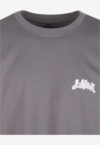 Lost Youth Shirt 'Flowers' in Grey