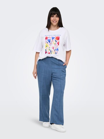 regular Pantaloni con pieghe 'CARKATIE' di ONLY Carmakoma in blu