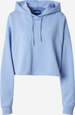 HUGO Sweatshirt 'Dilvie_B' in Blue: front