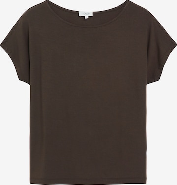 s.Oliver T-Shirt in Braun: Vorderseite